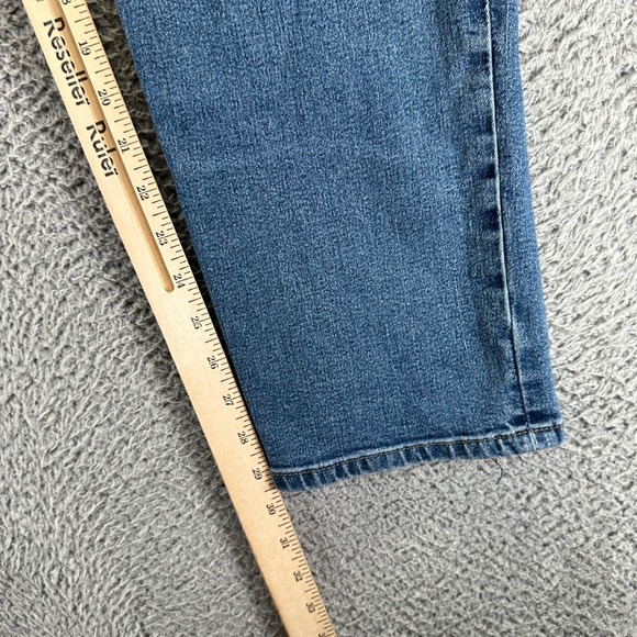 Stitches & Rivets Jeans Mens 34x30 Blue Medium Wash Cotton Stretch Straight Fit - Picture 7 of 10